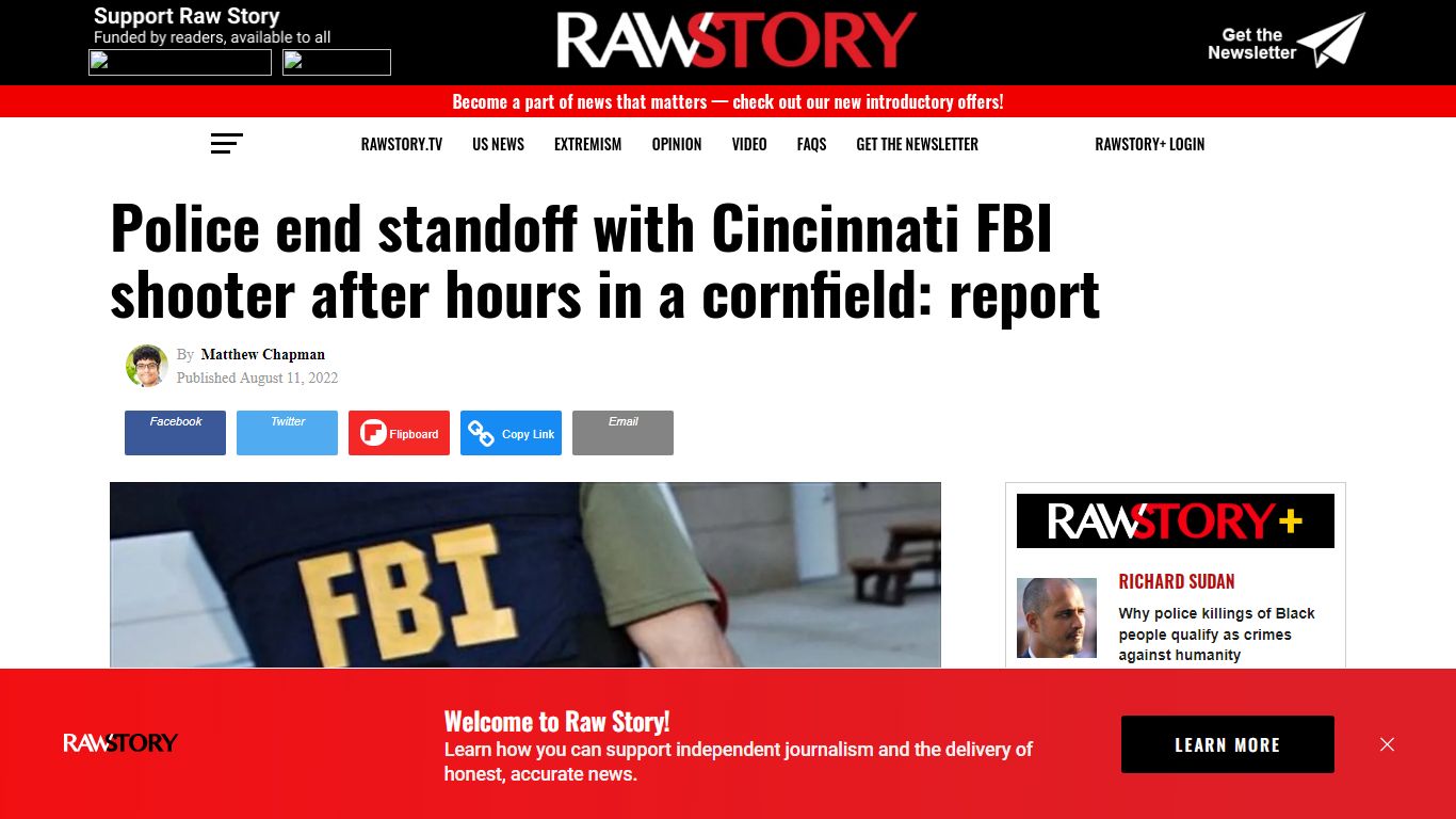 Police end standoff with Cincinnati FBI shooter after hours in a ...